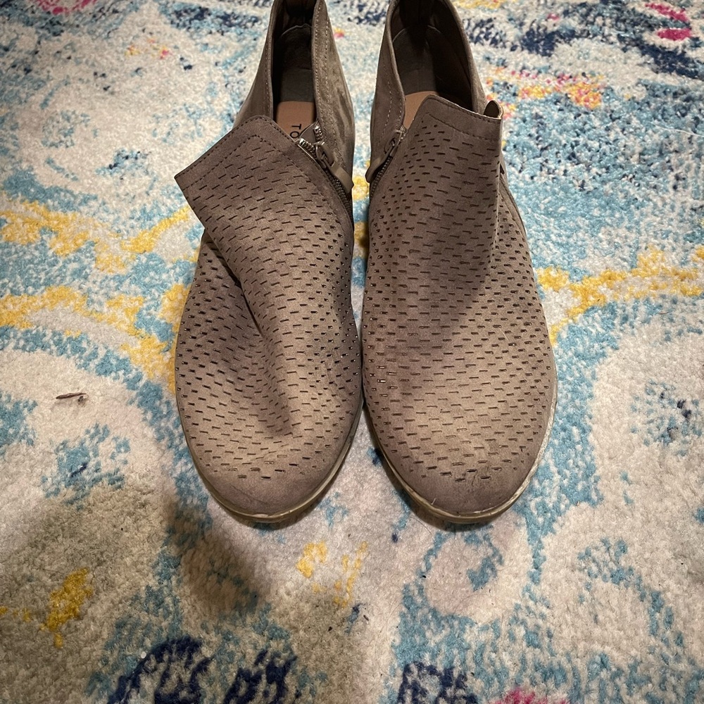 Torrid Gray Ankle Boots